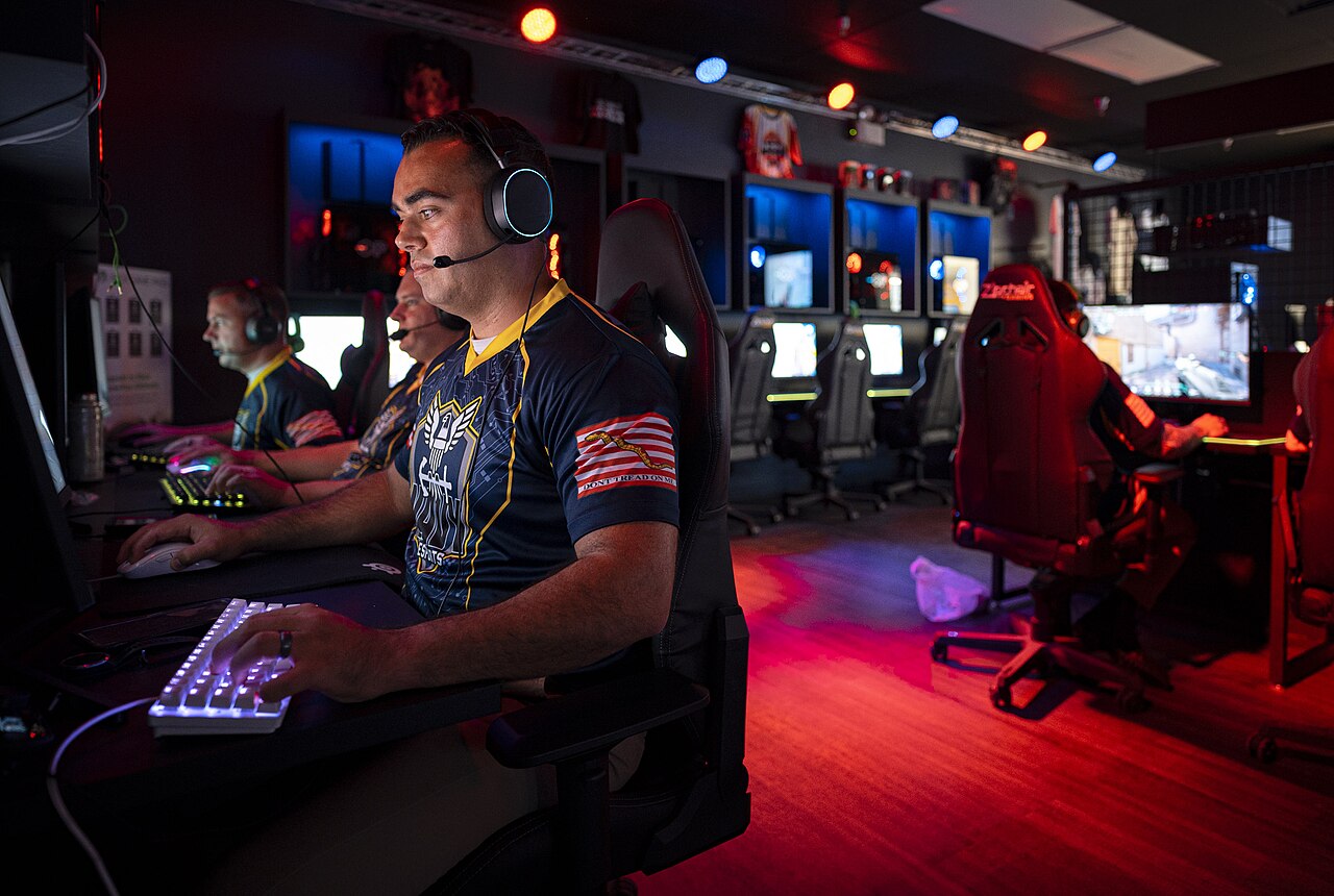 Esports participants at event