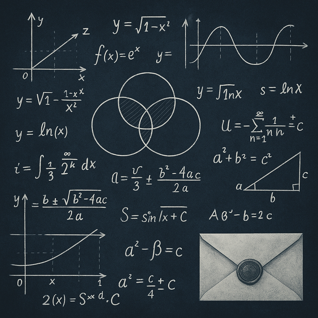 Abstract representation of mathematical research